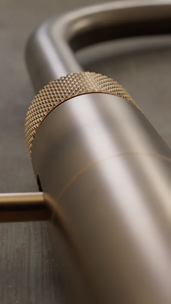 Quooker Combi+ Fusion Round Messing Patina + Cube  kokendwaterkraan afbeelding 5