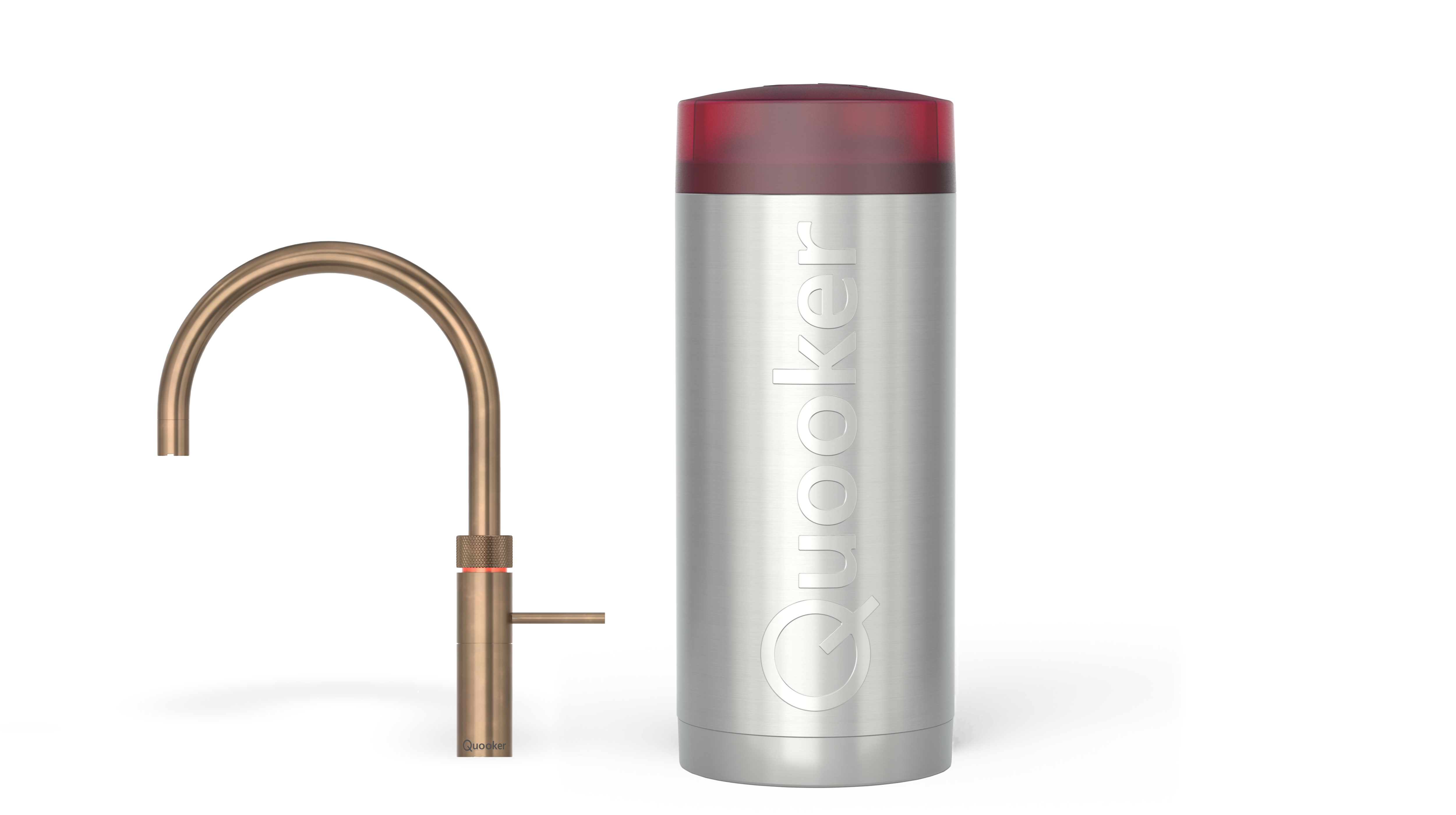 Quooker Combi+ Fusion Round Messing Patina