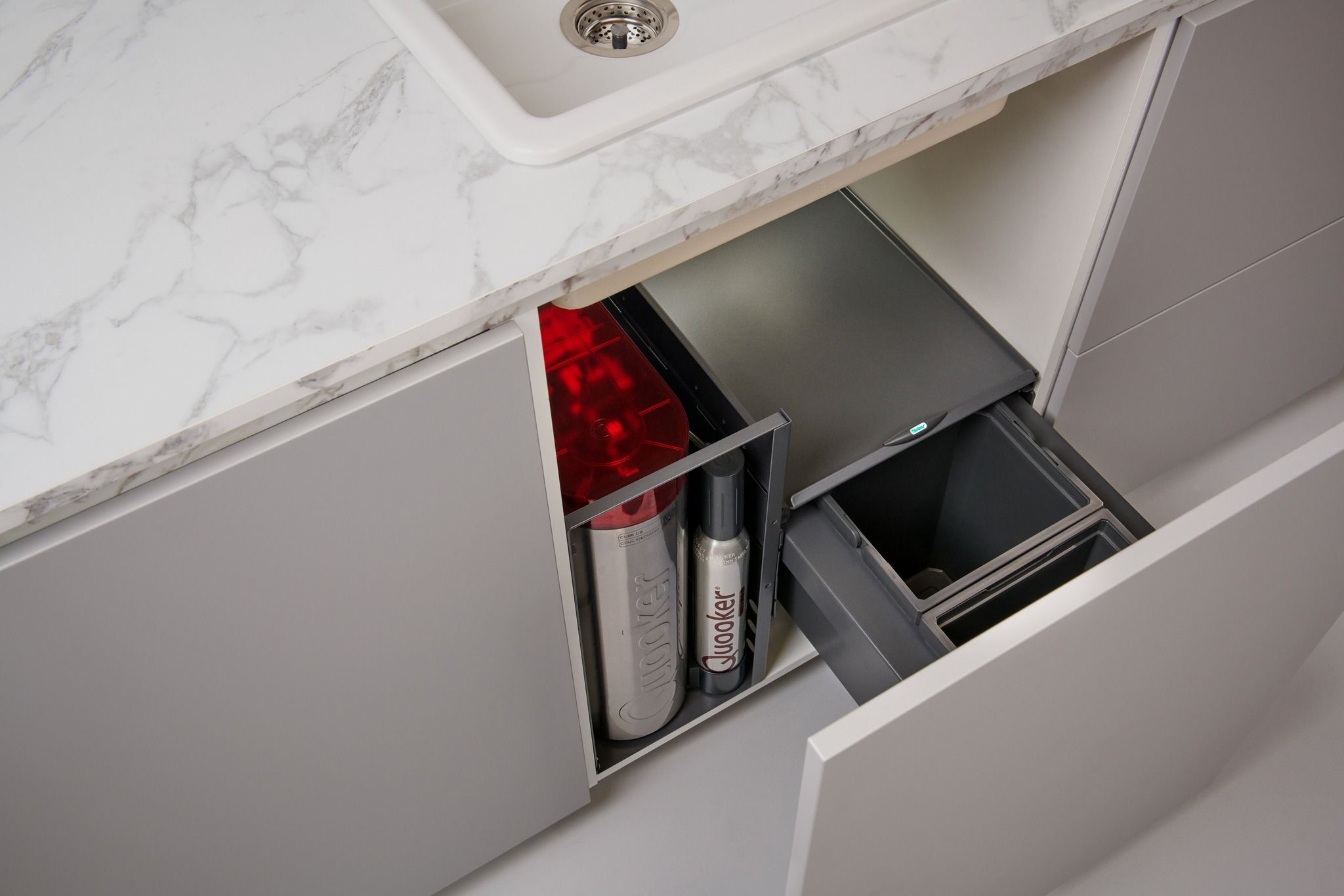 Combi+ Nordic Square Twintaps RVS + Cube van Quooker afbeelding 6