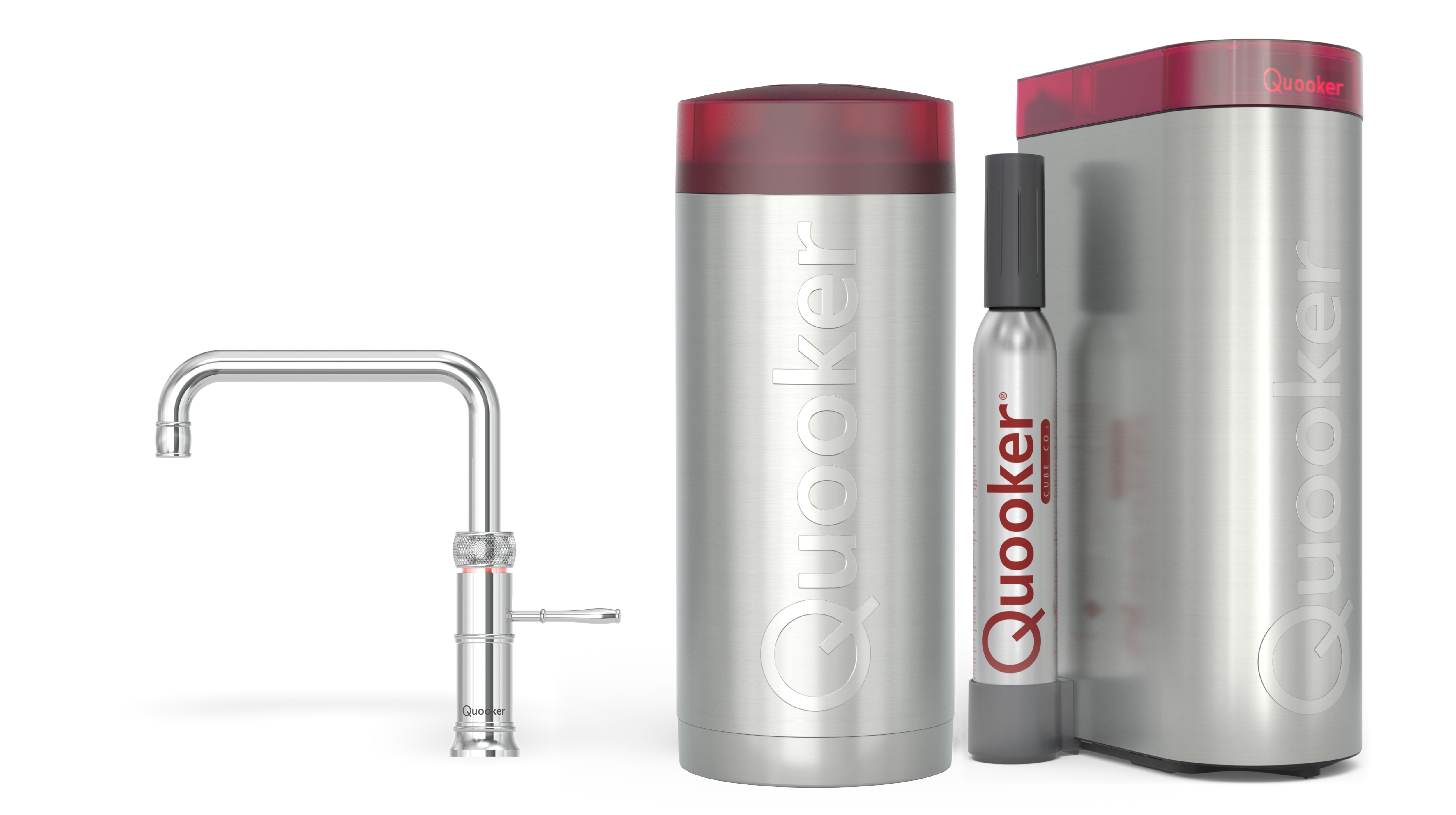 Quooker Combi Classic Fusion Square Chroom + Cube