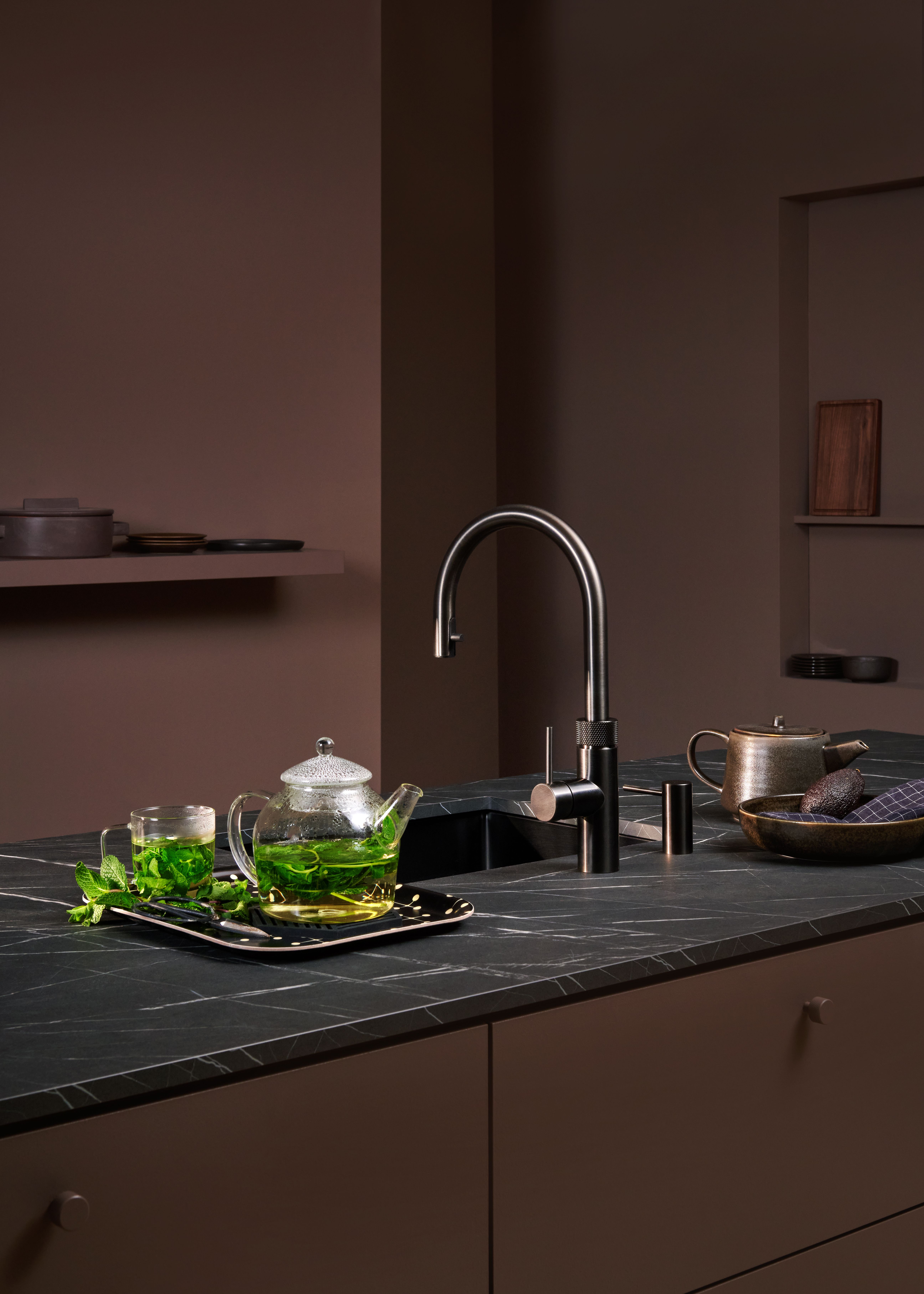 Combi Flex Round Gun Metal van Quooker afbeelding 6