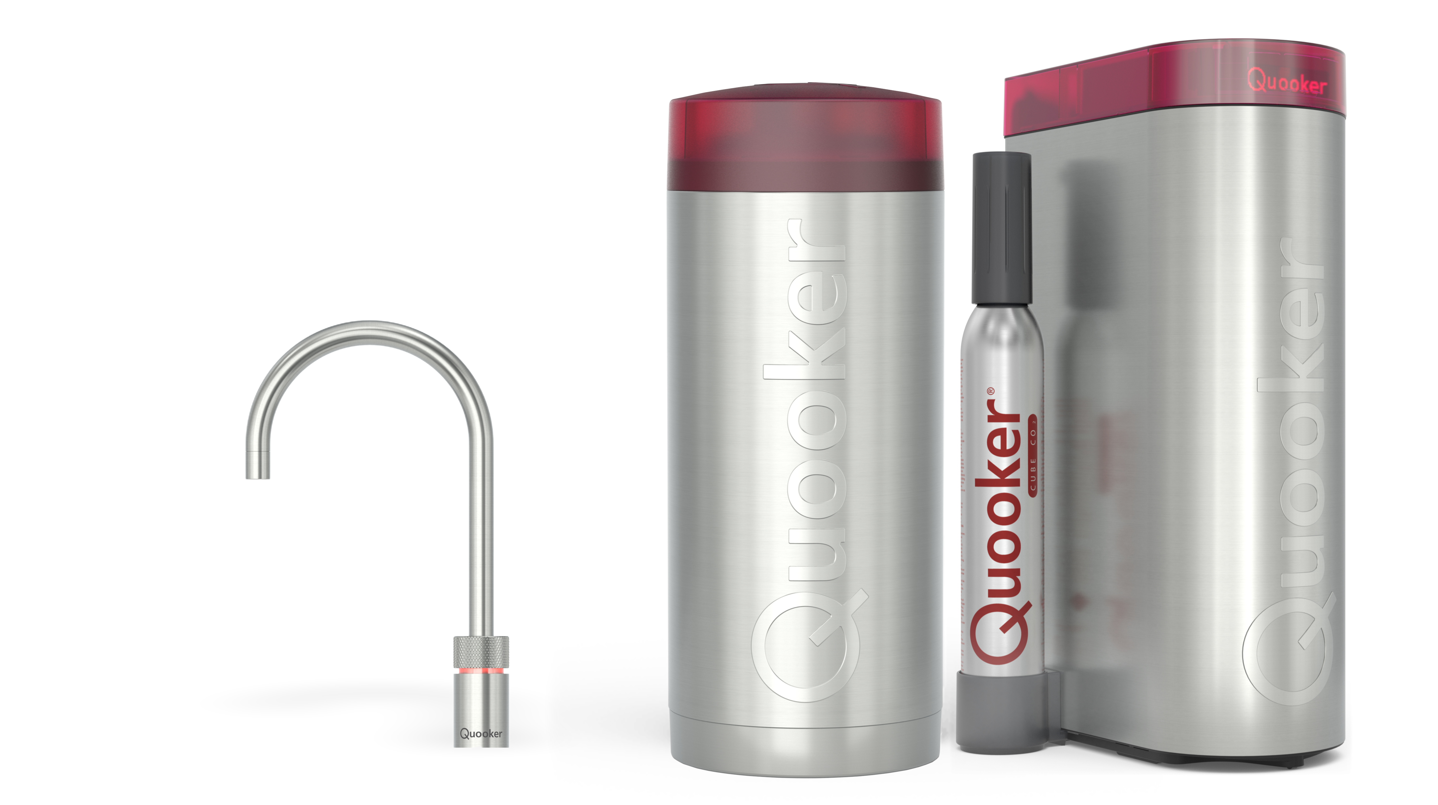 Quooker Combi Nordic Round RVS + Cube