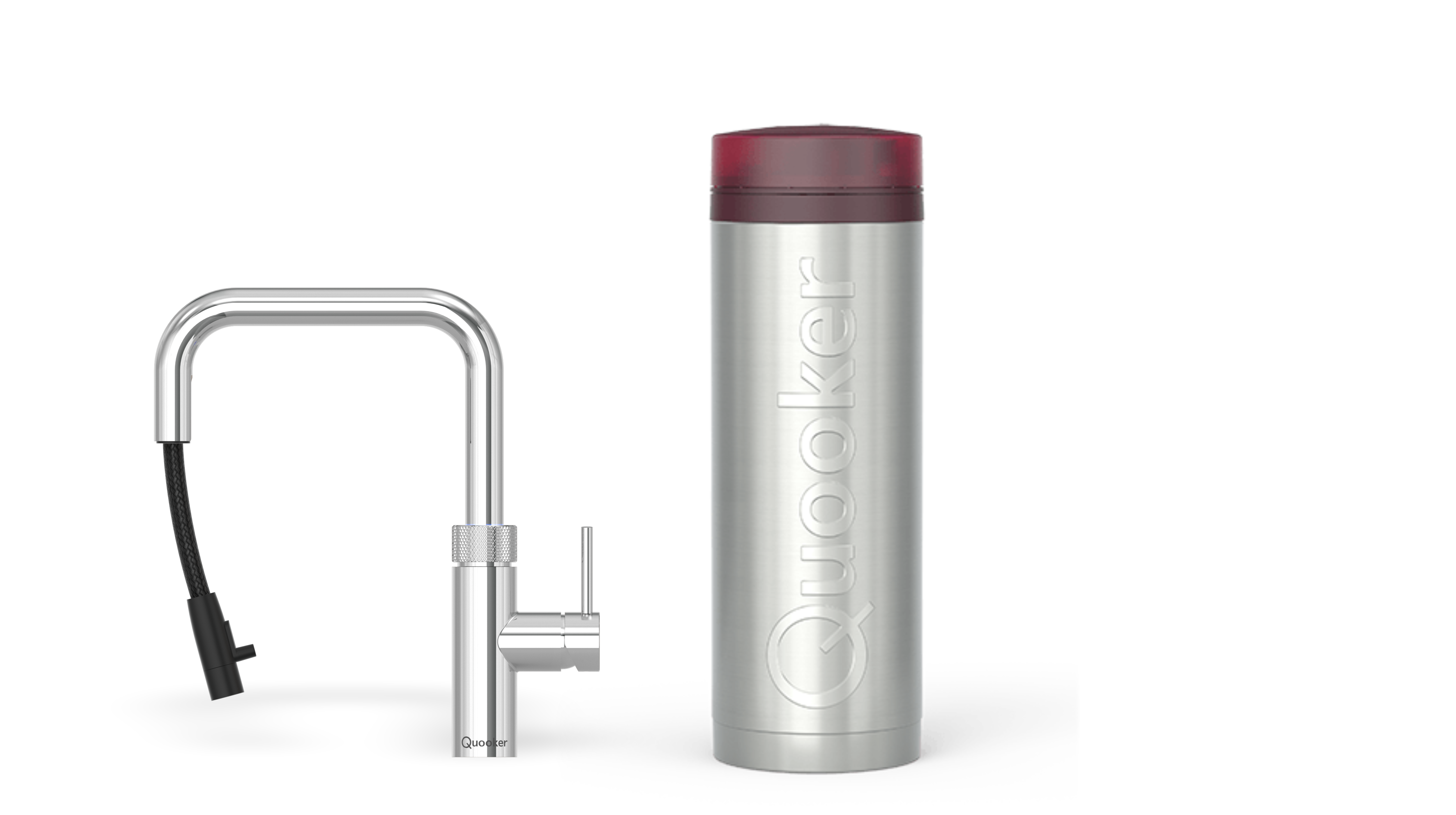 Quooker Pro3 Flex Square Chroom