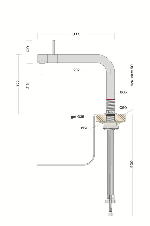 Quooker Pro3 Front RVS