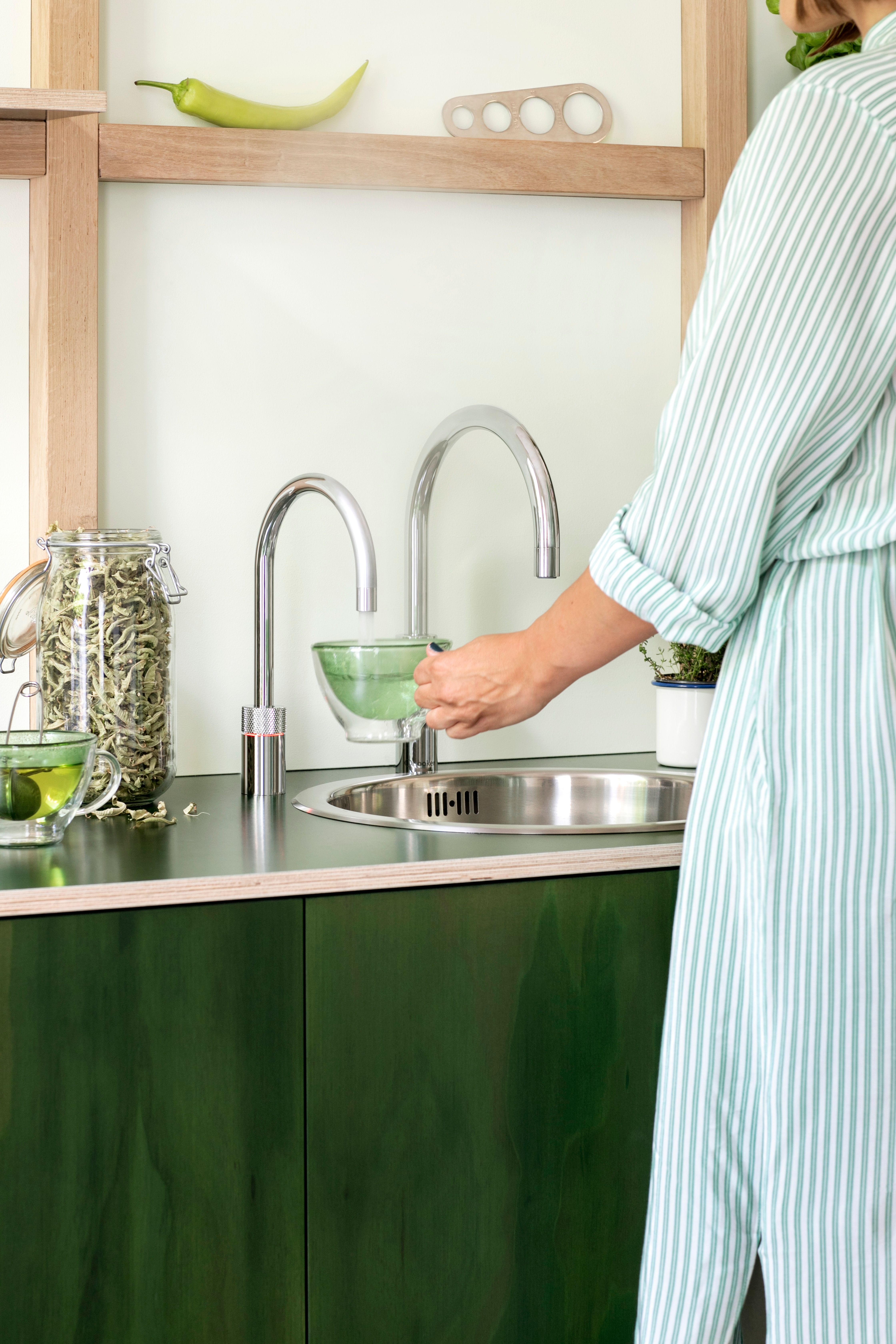 Quooker Pro3 Nordic Round Twintaps Chroom  kokendwaterkraan afbeelding 5