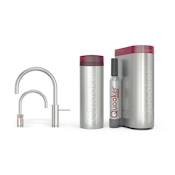 Quooker Pro3 Nordic Round Twintaps RVS + Cube