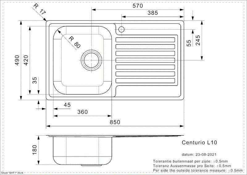 R23211 Reginox afbeelding 2