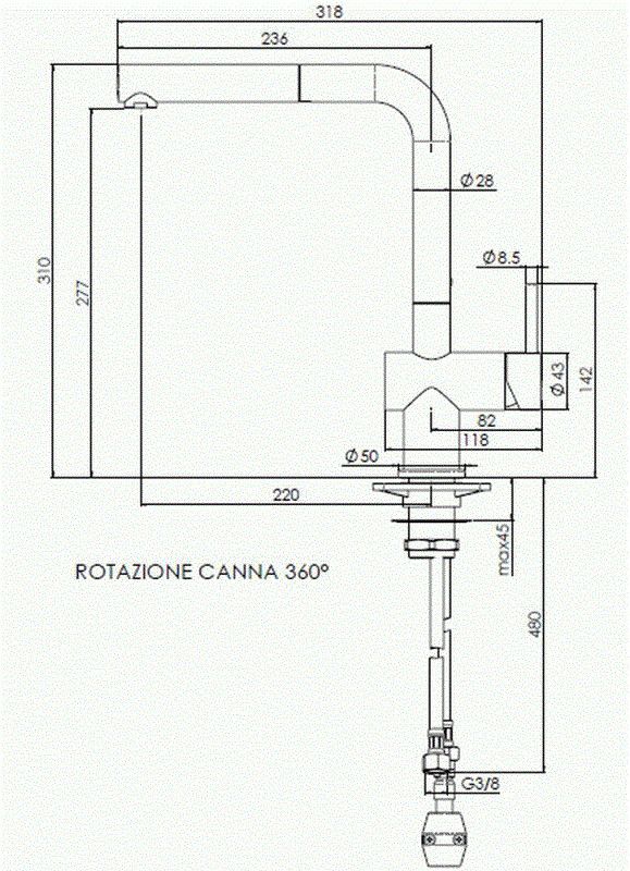 Cedar R31636 Reginox afbeelding 2