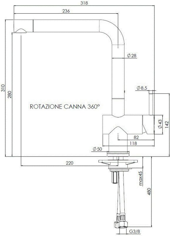 Yadkin R31681 Reginox afbeelding 2