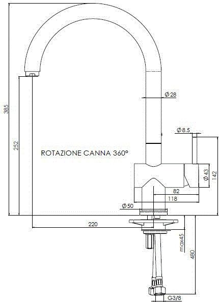 Yampa R31704 Reginox afbeelding 2