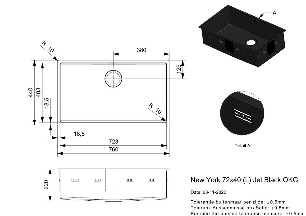 Reginox spoelbak R34996 afbeelding 3