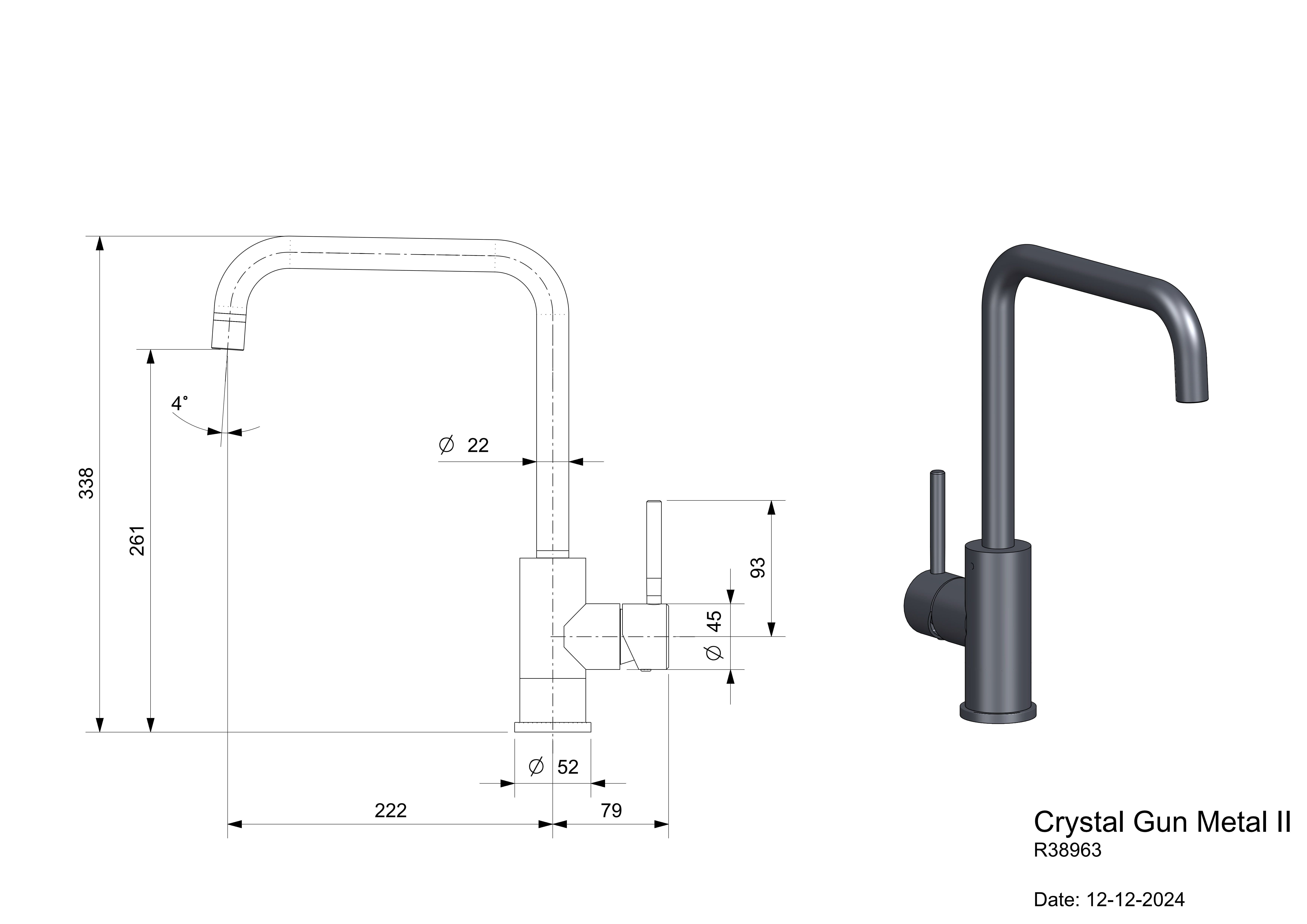 Reginox keukenkraan  R38963 afbeelding 4