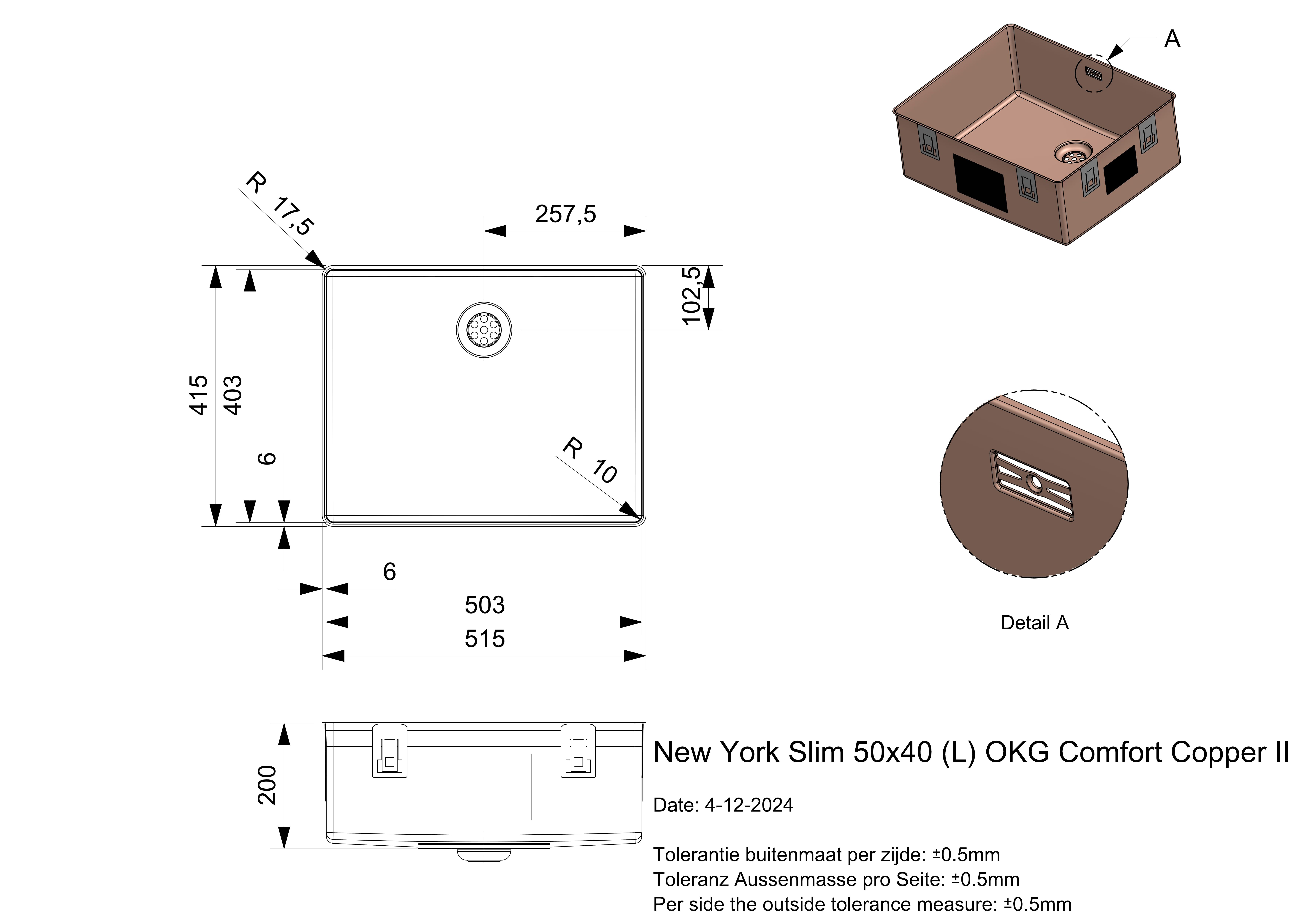 Reginox spoelbak  R39540 afbeelding 4