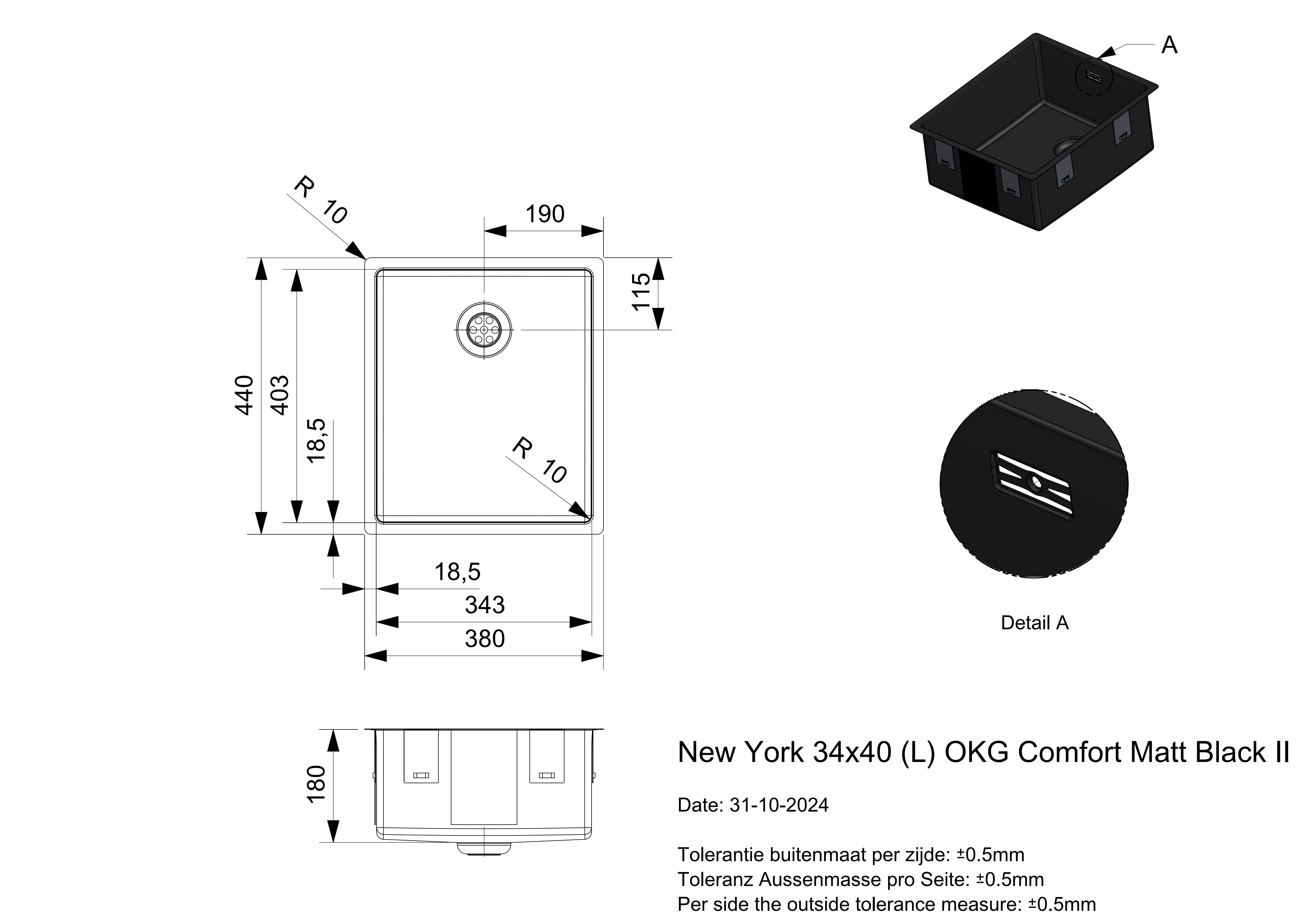 Reginox spoelbak  R40164 afbeelding 4