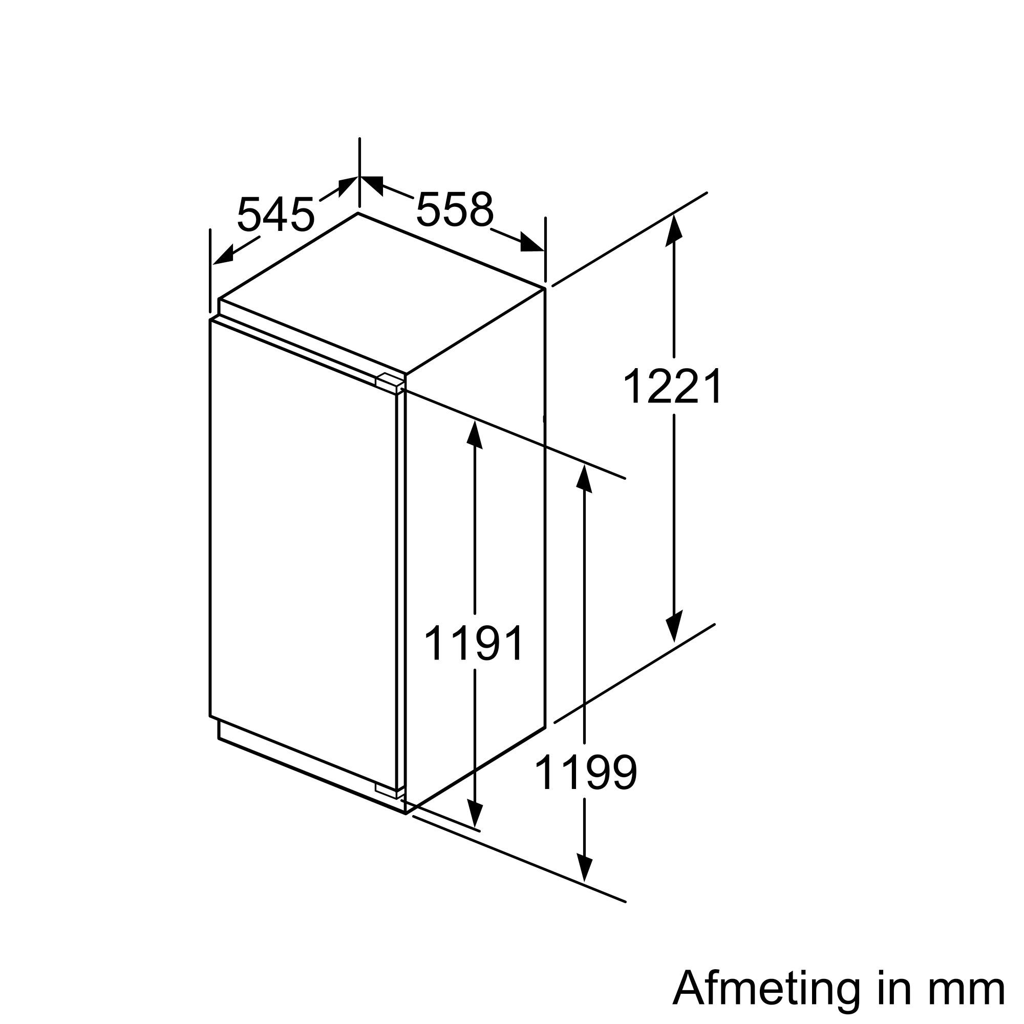 Siemens GI41NACE0 inbouw vriezer afbeelding 5