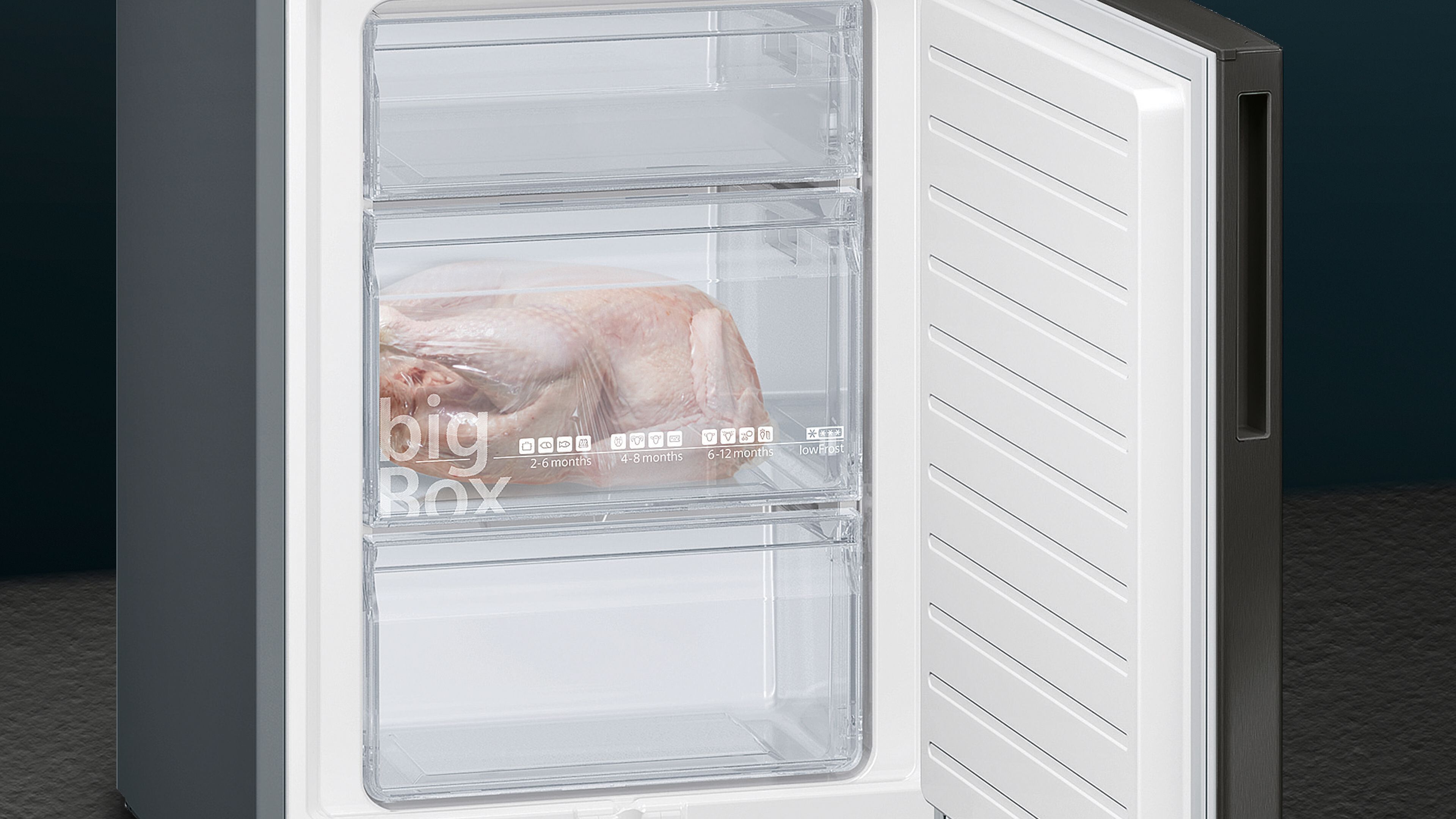 Siemens KG39E8XBA vrijstaand koelkast afbeelding 5