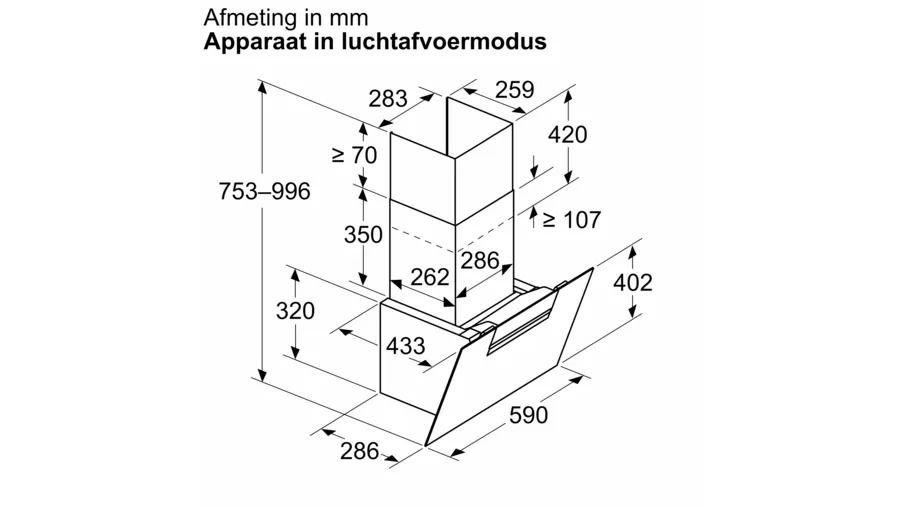 Siemens afzuigkap LC67KFN60 afbeelding 3