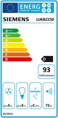 Siemens afzuigkap LU63LCC50 afbeelding 3
