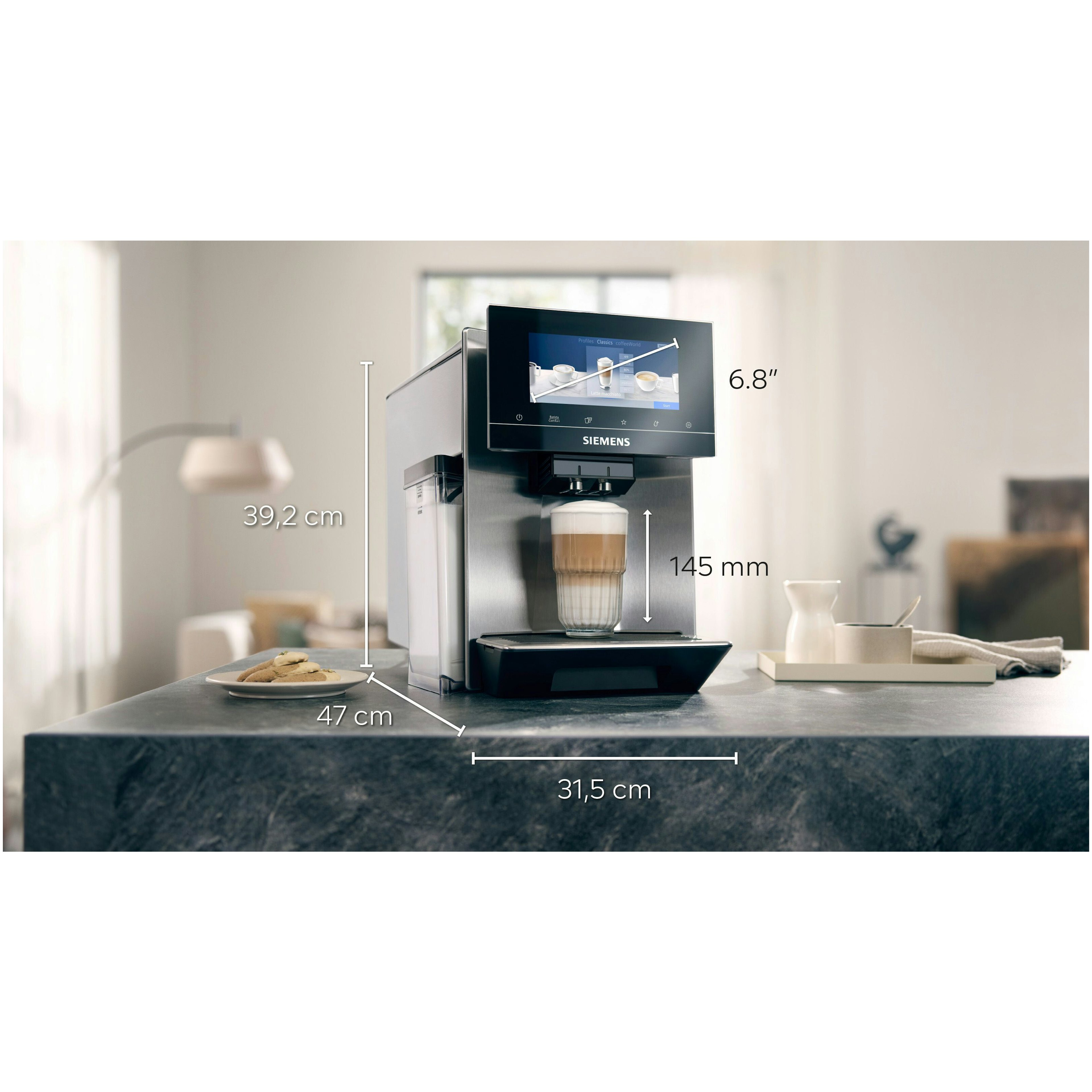 Siemens koffiemachine vrijstaand TQ903R03 afbeelding 4