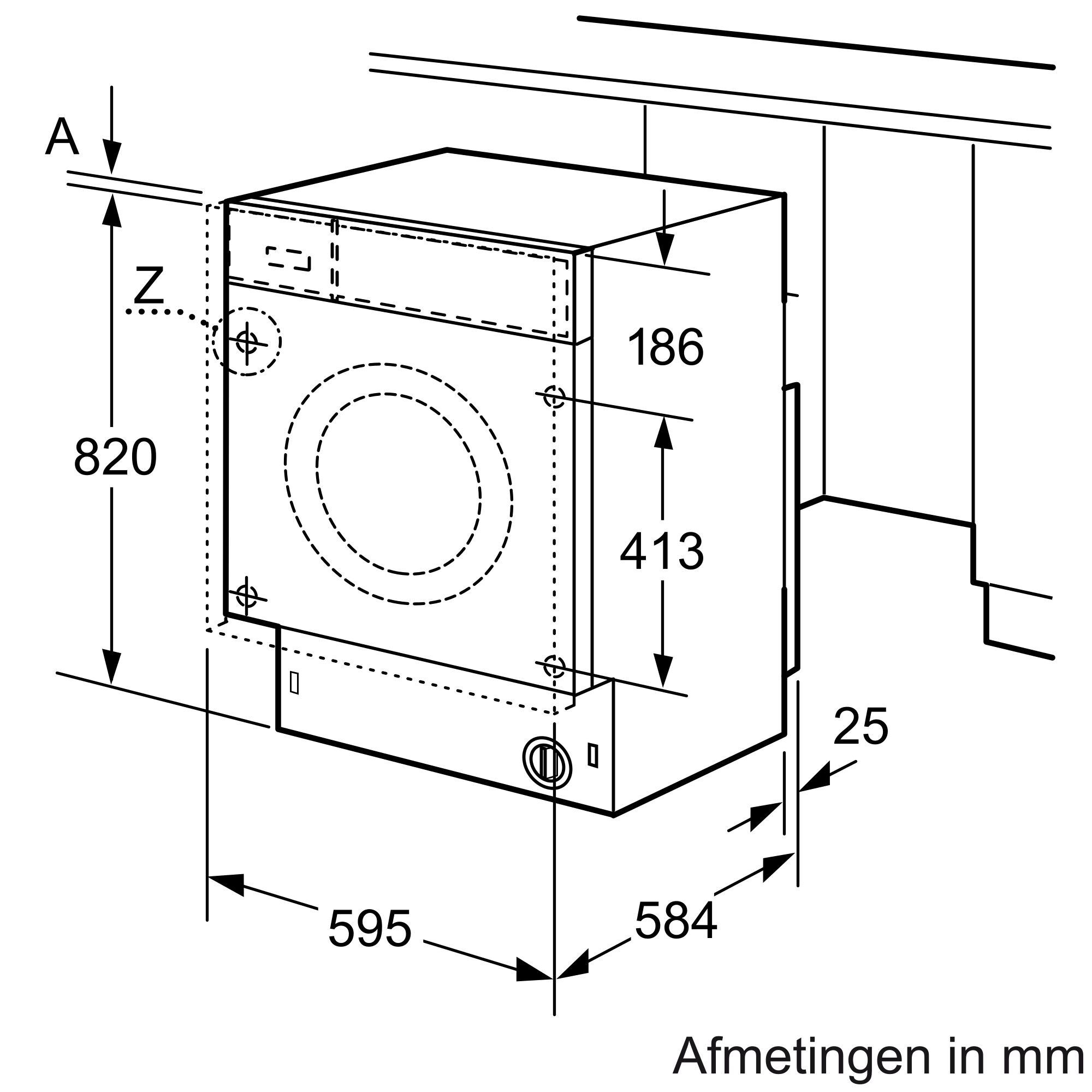 Siemens WK14D543EU inbouw wasmachine afbeelding 5