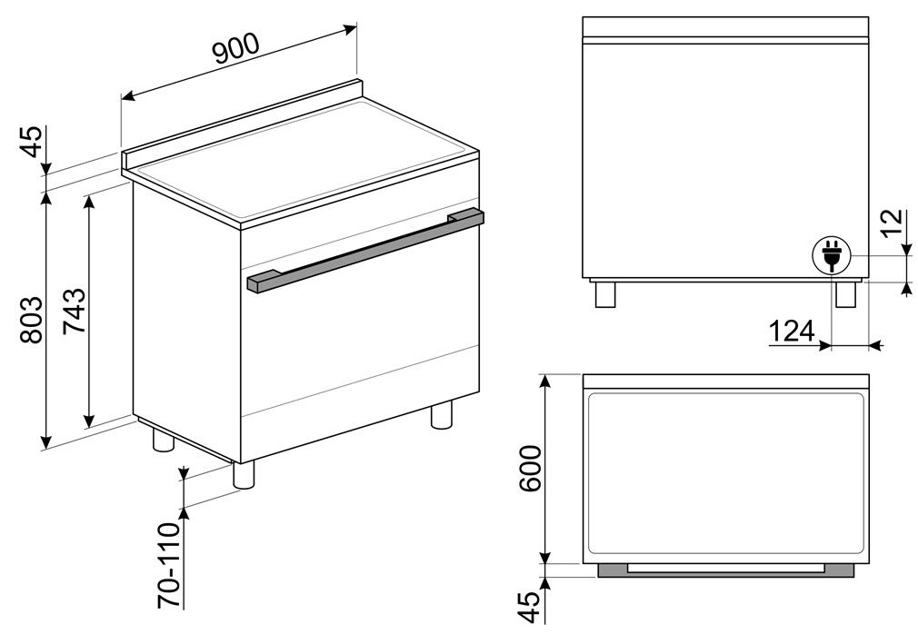 Smeg CPF9IPYW  fornuis afbeelding 5