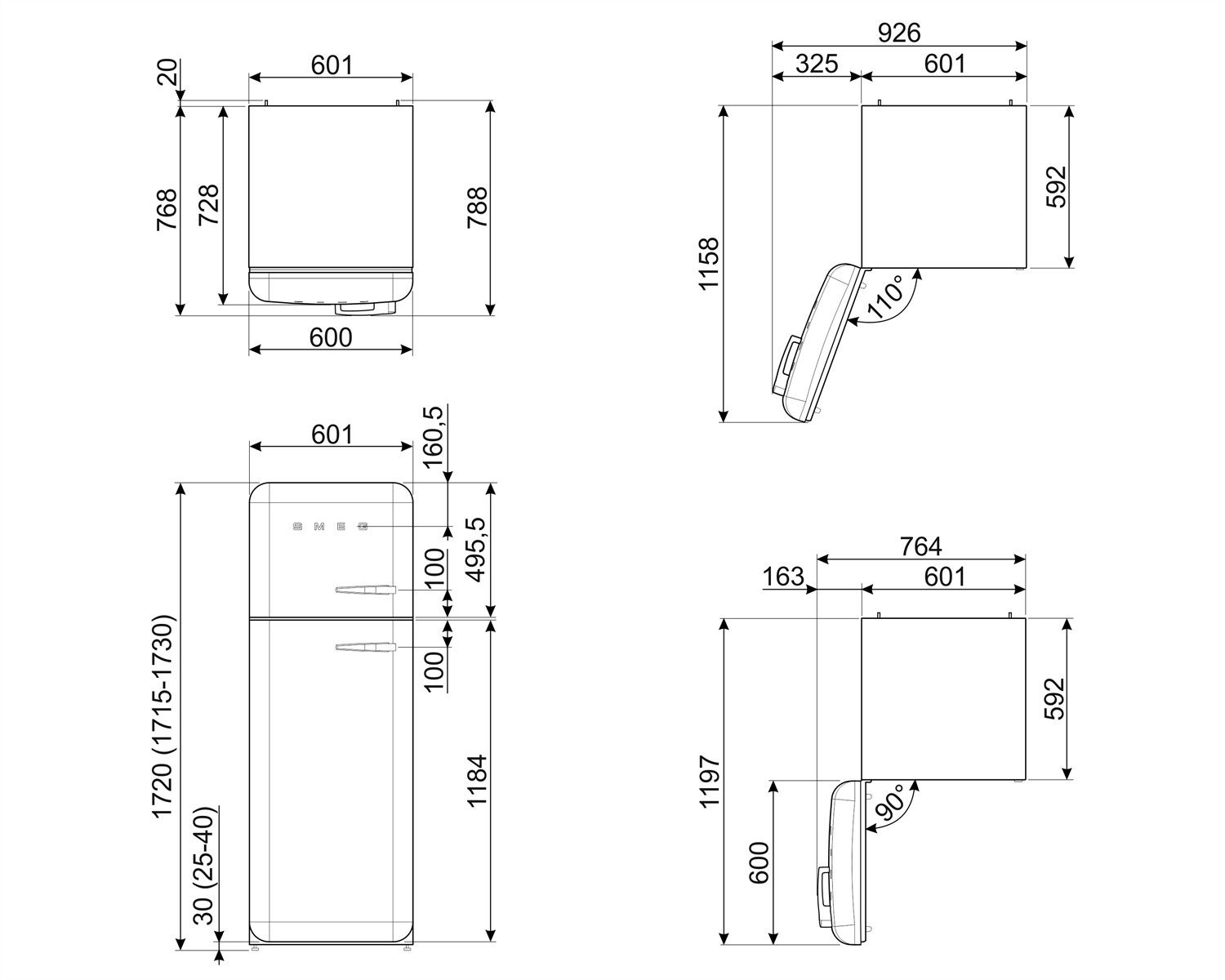 FAB30LPG5 Smeg afbeelding 2