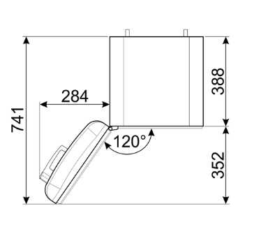 Smeg FAB5LBL6 vrijstaand koelkast afbeelding 5
