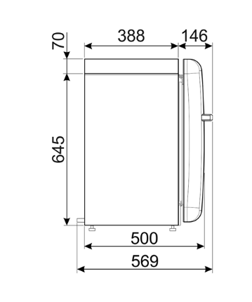 Smeg FAB5LOR6 vrijstaand koelkast afbeelding 5