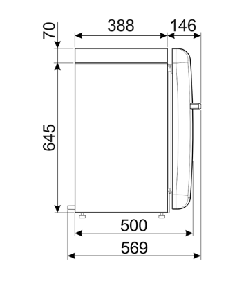 Smeg koelkast FAB5LRD6 afbeelding 3