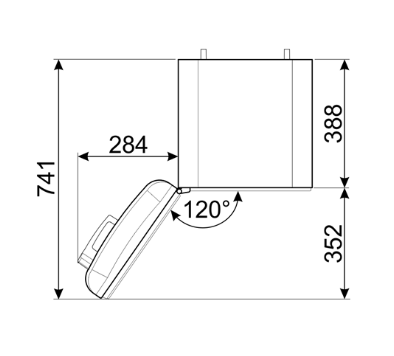 Smeg FAB5LWH6 vrijstaand koelkast afbeelding 5