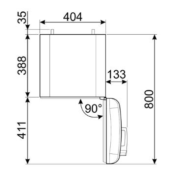 Smeg FAB5RCR6 vrijstaand koelkast afbeelding 5