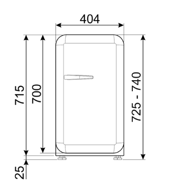 Smeg koelkast FAB5RDUJ6 afbeelding 3