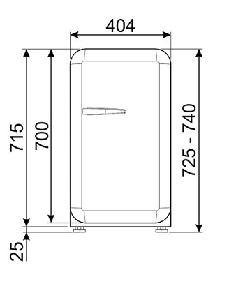 FAB5RWH6 van Smeg afbeelding 6