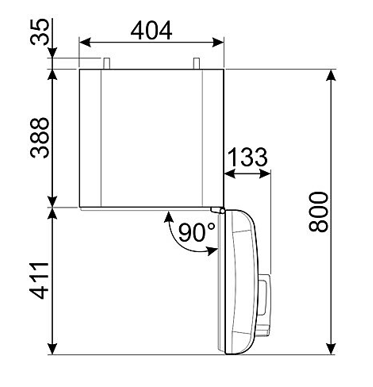 Smeg koelkast vrijstaand FAB5RWH6 afbeelding 4