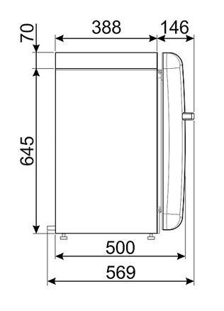 Smeg koelkast FAB5RWH6 afbeelding 3