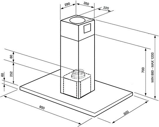 KI90XE Smeg afbeelding 2