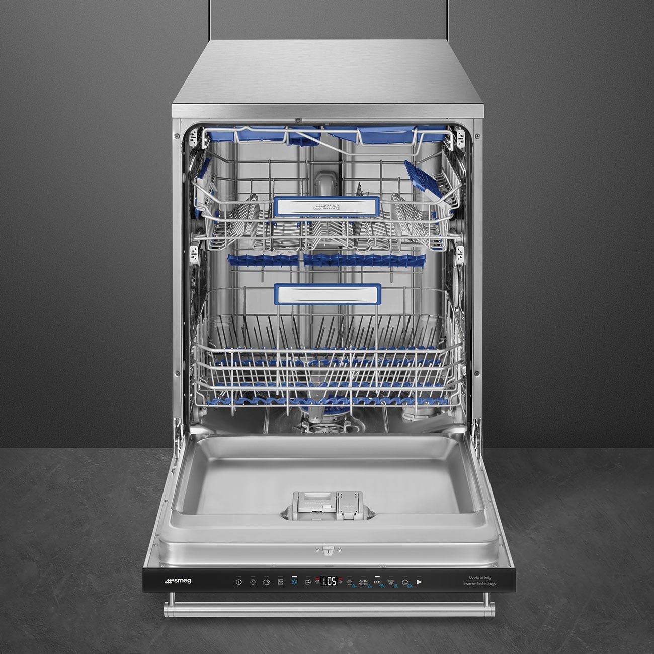 Smeg vaatwasser vrijstaand LVS345BQSTX afbeelding 4