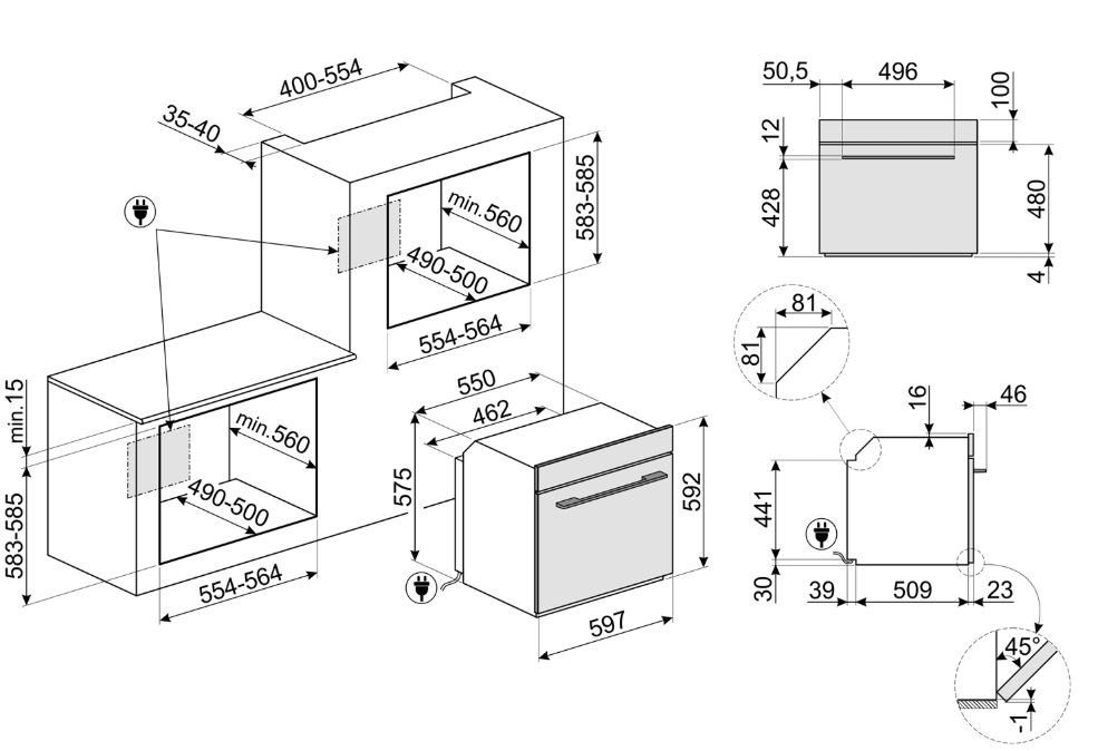 Smeg oven SFP6101TB3 afbeelding 3