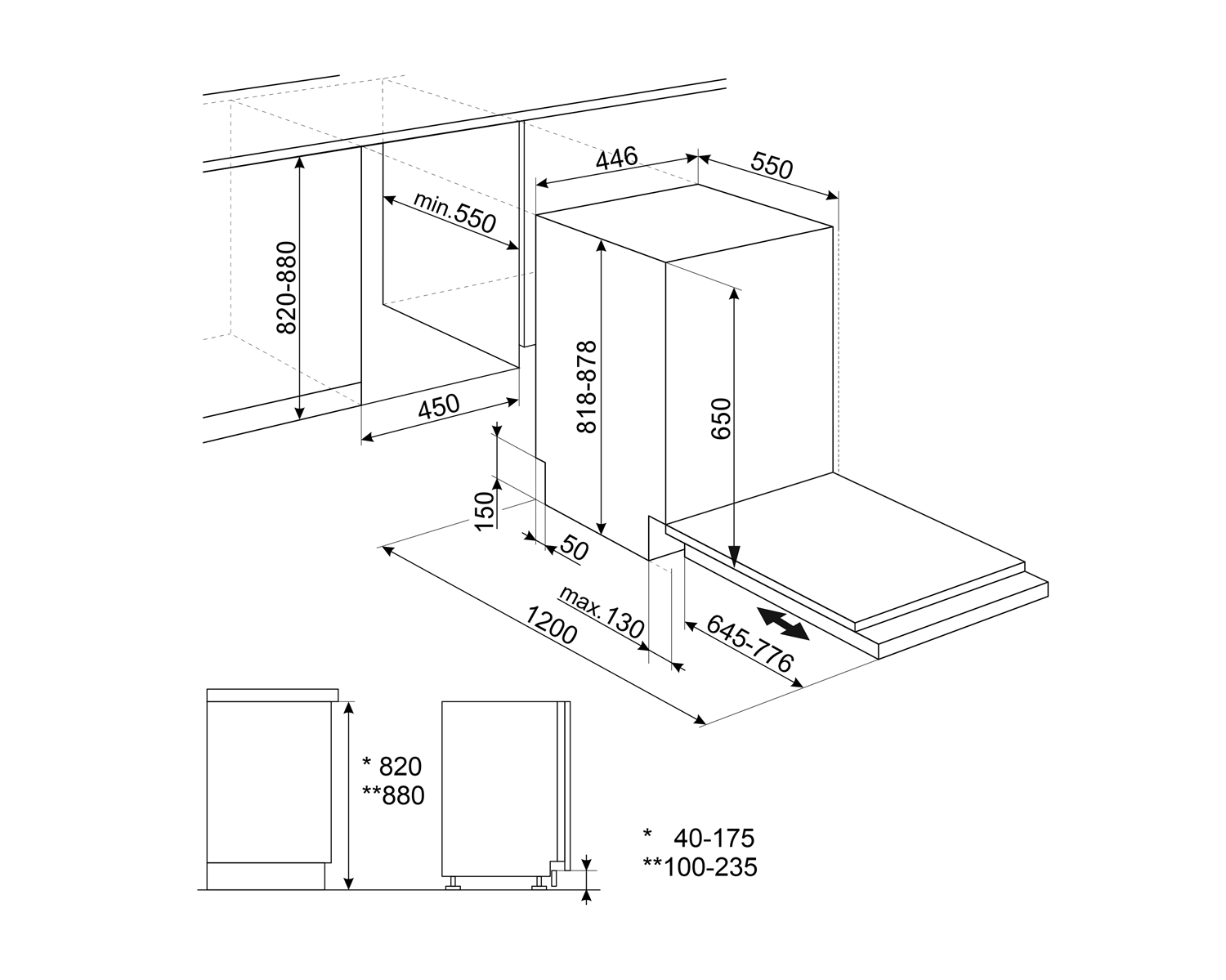 Smeg ST4523DIN