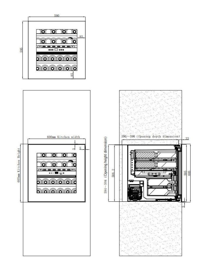 Stoves wijnkast vrijstaand ST448360 afbeelding 4