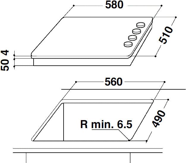 Whirlpool kookplaat inbouw AKM9010/NE afbeelding 4