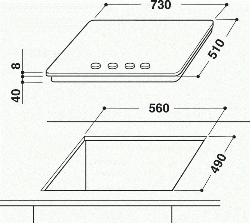Whirlpool AKT5000/NB inbouw kookplaat afbeelding 5