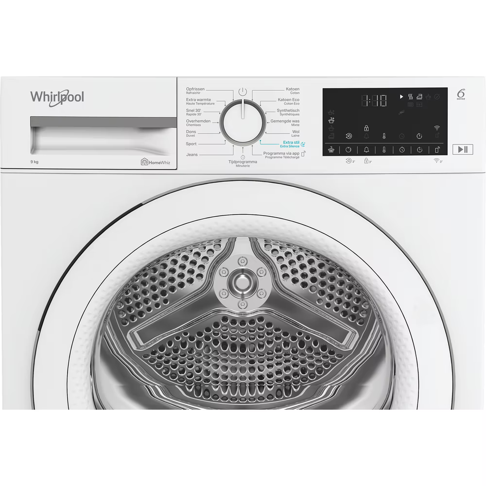 Whirlpool C WD 94M WWS BE  wasdroger afbeelding 5