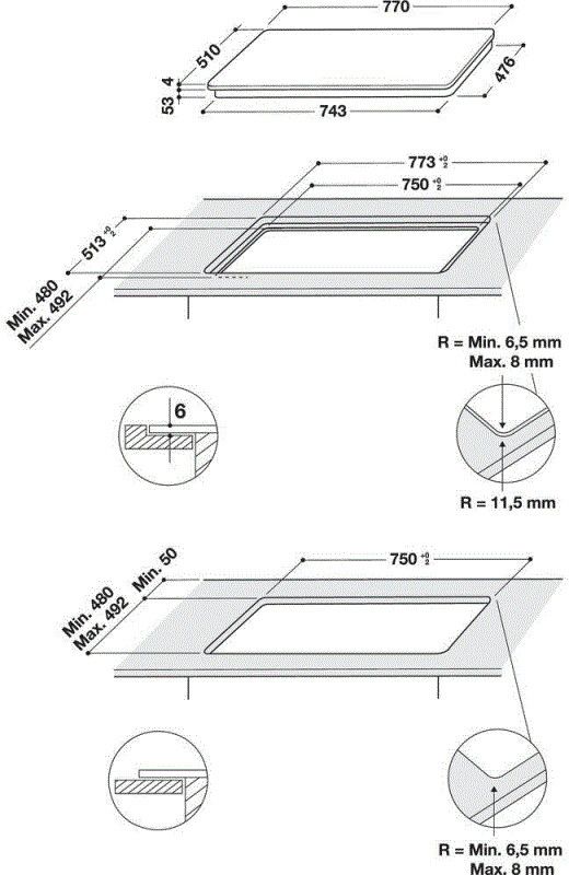 Whirlpool kookplaat inbouw SMP778C/NE/IXL afbeelding 4
