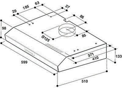 Whirlpool afzuigkap  WSLK66/2ASX afbeelding 4
