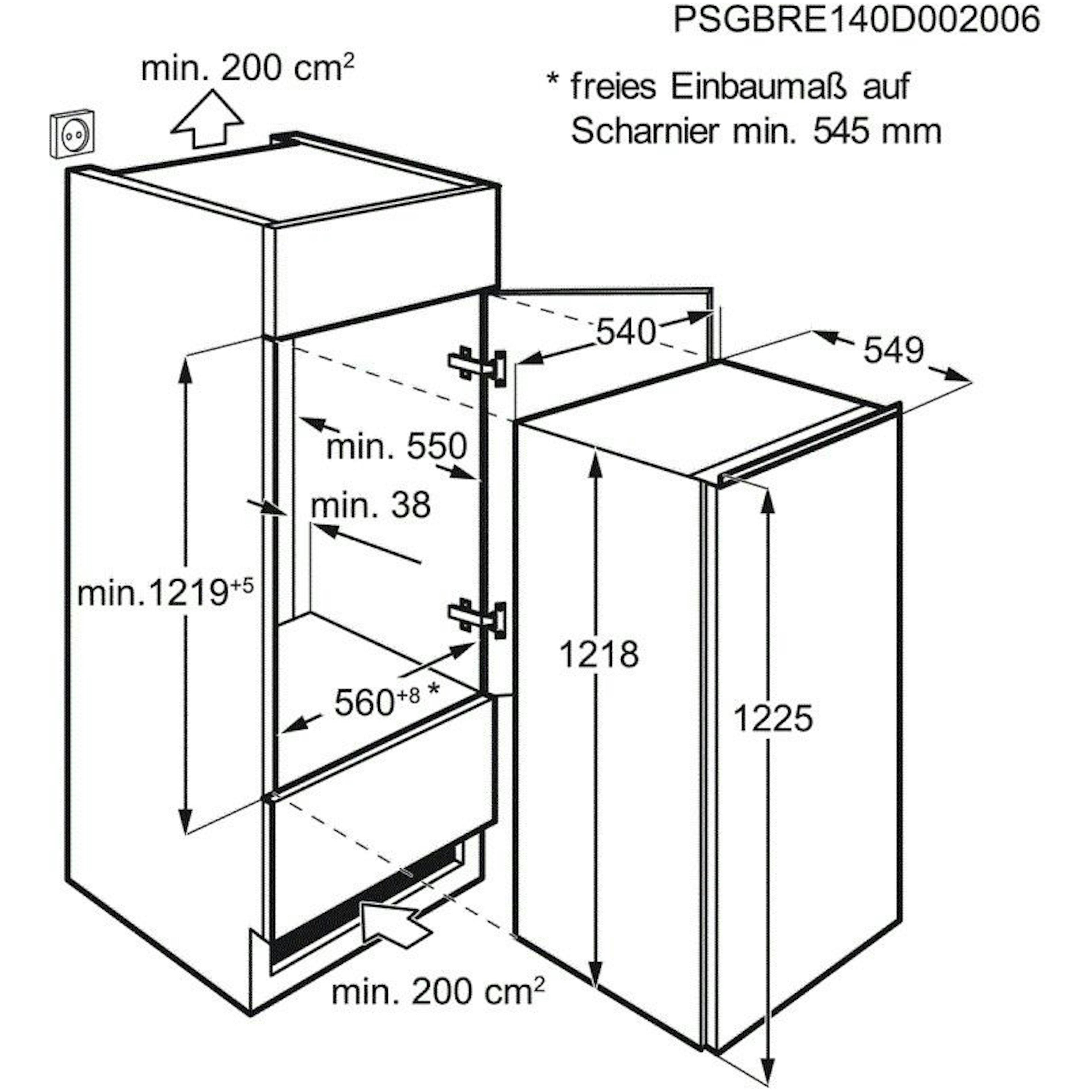 Zanussi koelkast inbouw ZRAN12ES afbeelding 4